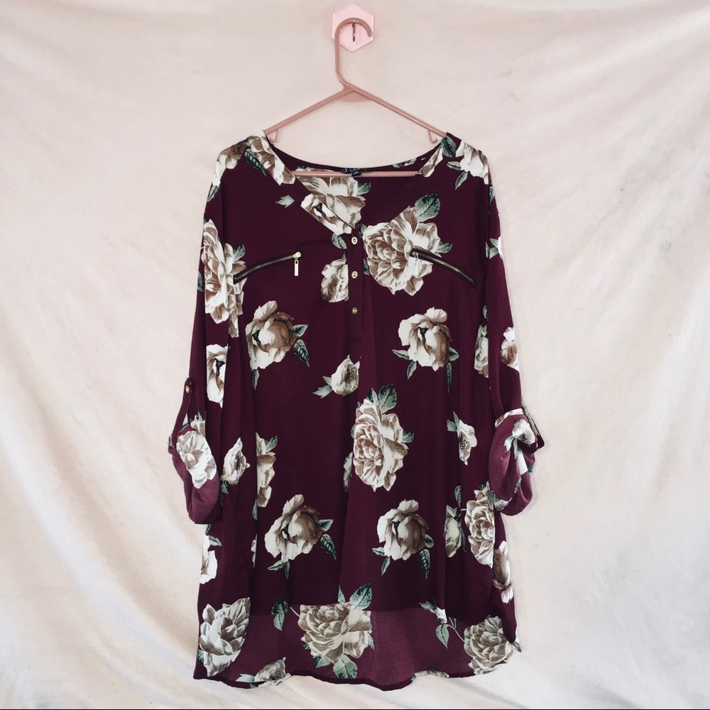 Cute Floral Blouse🌹